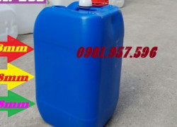 Dụng cụ đựng hóa chất, can nhựa HPDE, can nhựa 25l