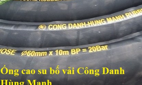 Ống Cao Su Bố Vải D25 - Ống Cao Su Bố Vải Phi 25 Chịu Áp Lực, Chịu Mài Mòn Đảm Bảo Giá Tốt