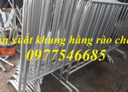 Sản xuất khung hàng rào chắn,hàng rào di động tại Hà Nội