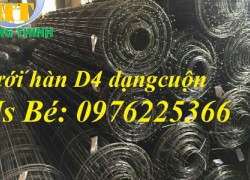 Lưới thép hàn D4 a200*200, lưới thép hàn dạng tấm, dạng cuộn