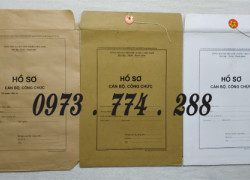 Bán bìa, túi hồ sơ công chức, viên chức