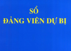 Bán sổ đảng viên dự bị