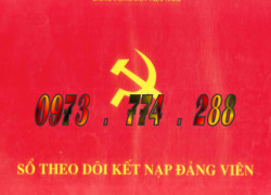 Bán sổ theo dõi kết nạp đảng viên