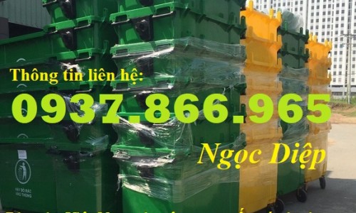 Thùng rác nhựa 600l, thùng rác nhựa HDPE 660l