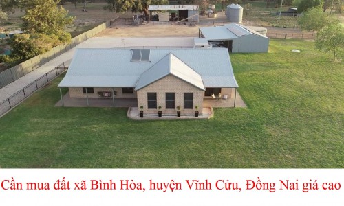 Cần mua gấp , 20 lô đất xã Bình Hòa, huyện Vĩnh Cửu, giá cao