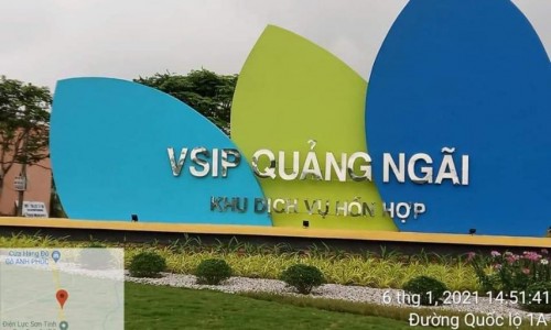 Khu Dịch Vụ Hỗn Hợp VSIP Quảng Ngãi Dự Án Thuộc Xã Tịnh Phong