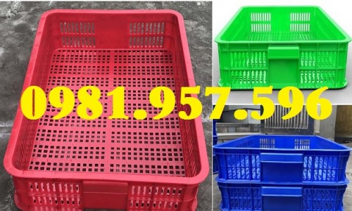 Sọt nhựa 1T, sóng rỗng 1T, sọt nhựa trưng bày hàng tại siêu thị