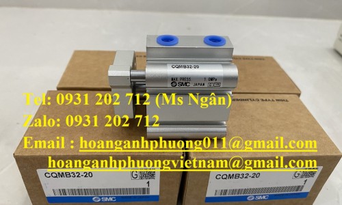 CQMB32-20 Xy lanh khí nén SMC chính hãng, giá tốt