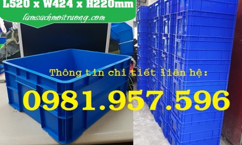 Hộp nhựa B8, hộp nhựa công nghiệp, sóng nhựa bít 2T2