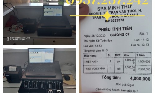 Lắp đặt trọn bộ máy tính tiền cho spa, viện thẩm mỹ tại Hà Nội