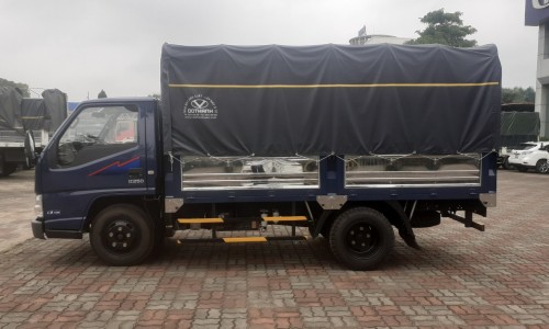 Xe tải Đô Thành IZ250 thùng mui bạt thùng kín tải 2.5 tấn giá rẻ