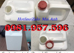 Can nhựa chuyên hóa chất, can nhựa 5L đựng axit, can nhựa HDPE