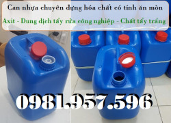 Can nhựa 10L, can đựng hóa chất 10L, can nhựa có seal