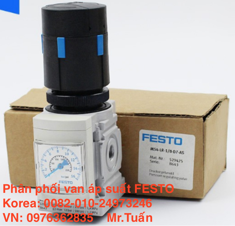 Chuyên cung cấp valve điều áp Festo MS4-LF-1/4-CUM chính hãng