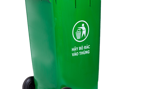 Giá thùng rác 120 lit tại Sài gòn  - Thùng rác chất lượng có bánh xe