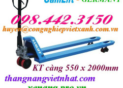 Xe nâng tay càng hẹp siêu dài 550x2000mm - tải trọng 2 tấn khuyến mãi sốc call 0984423150 – Huyền