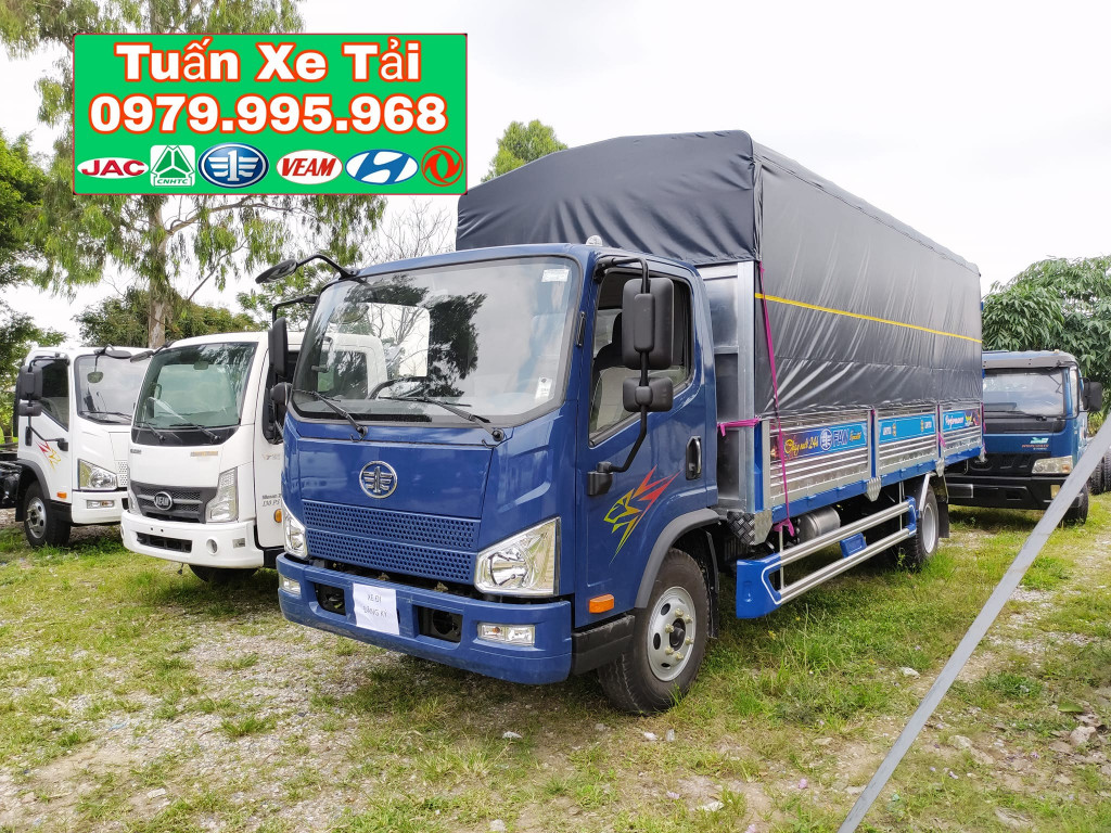 Xe tải Faw Tiger 8 tấn động cơ Weichai thùng dài 6m2