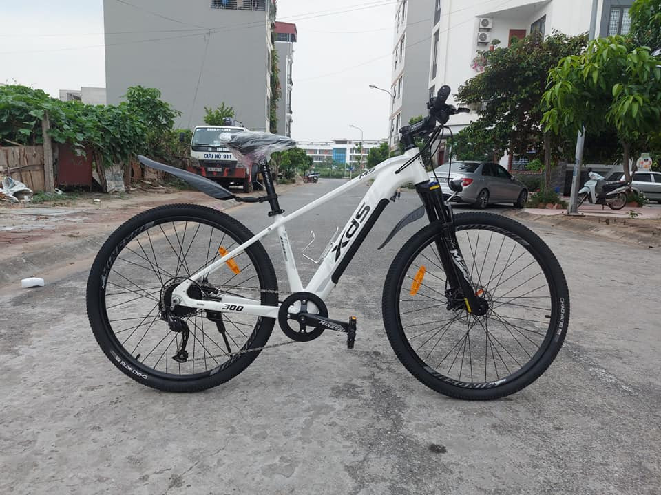 MS300 xe đạp trợ lực điện hàng  chuẩn chất lượng, có 3 màu , xanh/trắng/đen