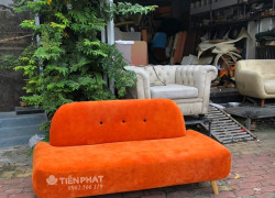 Sofa băng dài 1m5 khung gỗ thông chỉ có giá hơn 4 triệu