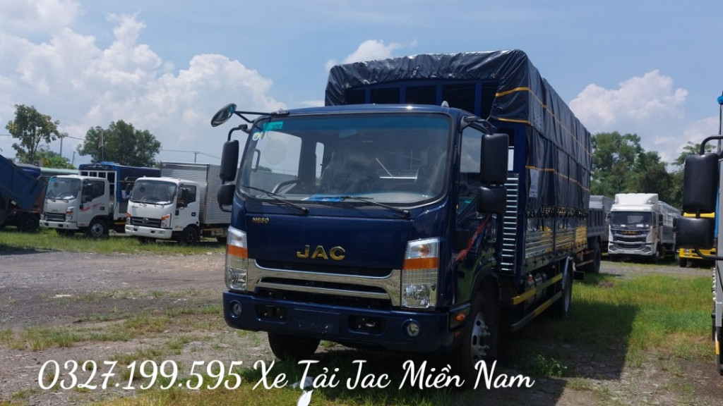 Jac N650 plus 6.6 tấn thùng 6m2 động cơ Cummins