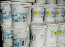 Chlorine AQUAFIT (thùng cao), ấn độ dùng trong ao thủy sản