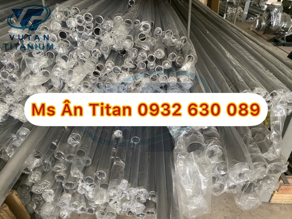 Ống titan phi 27-ống titan phi 32-giá vật tư titan-titanium dạng ống-gia công titan