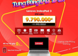 Lenono Ideapad 3 giá cực khuyến mãi tại Tablet Plaza