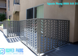 Hàng rào cắt CNC nghệ thuật hoa văn đẹp, thiết kế, thi công hoàn thiện, bảo hành 12 tháng