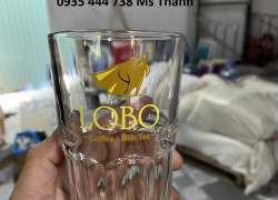 In logo lên sản phẩm quà tặng in ly thuỷ tinh