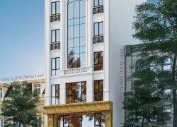 Cho thuê tòa nhà 8 tầng khu phố - Hoàng Quốc Việt DT 130m2. Giá 130 triệu/tháng