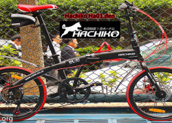 Xe đạp gấp nhật bản hachiko ha01 xedapgap.org