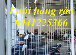 Hàng rào lưới thép chấn 2 sóng phi 4, phi 5