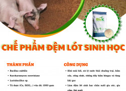 Chế phẩm đệm lót sinh học Biok