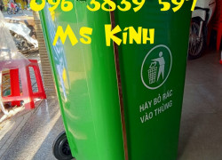 Thùng rác nhựa đạp chân 240 lít chất lượng giá sỉ - 096 3839 597 Ms Kính