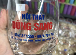 Nhận in logo bộ ly thủy tinh làm quà tặng tết ý nghĩa tại Đà Nẵng