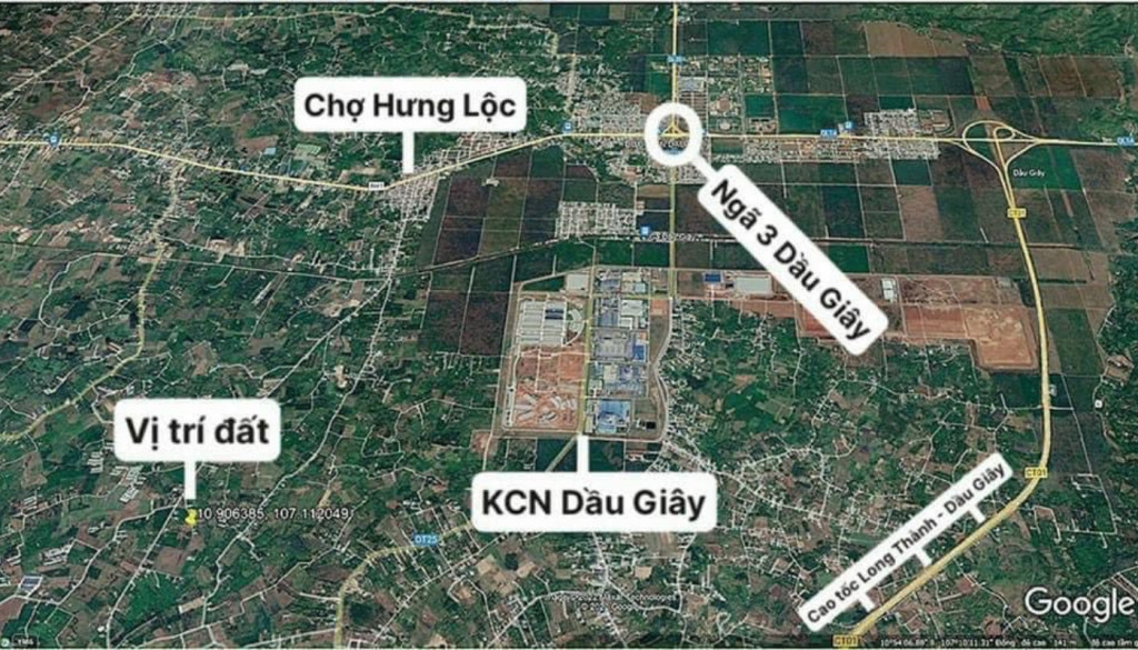 Bán đất thổ cư huyện Thống Nhất - Đồng Nai chỉ với 360 triệu