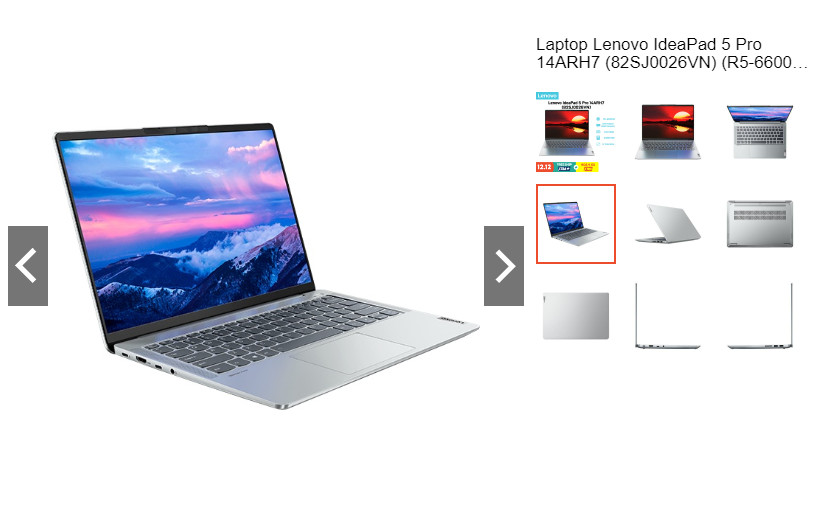 Laptop Lenovo IdeaPad 5 Pro 14ARH7