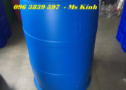 Cung cấp thùng phuy nhựa 220 lít, phuy nhựa đựng hóa chất - 096 3839 597 Ms Kính