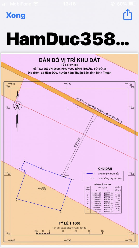 Cần bán đất gần sân bay Phan Thiết ( thung lũng sân bay )
