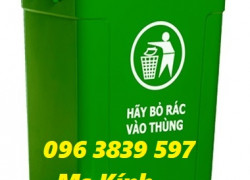 Nhà bán sỉ thùng rác nhựa 90l nắp kín, thùng rác công cộng - 096 3839 597 Ms Kính