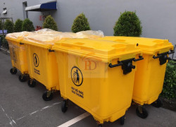 Xe đựng rác thải 660 lit – Giao hàng toàn quốc – 094 779 7507 Ms Lan