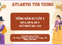 Học tiếng Hàn cùng Atlantic
