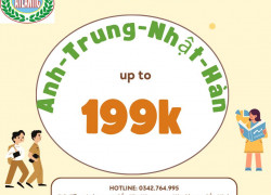 Học Tiếng Trung chỉ 199k/2 tháng
