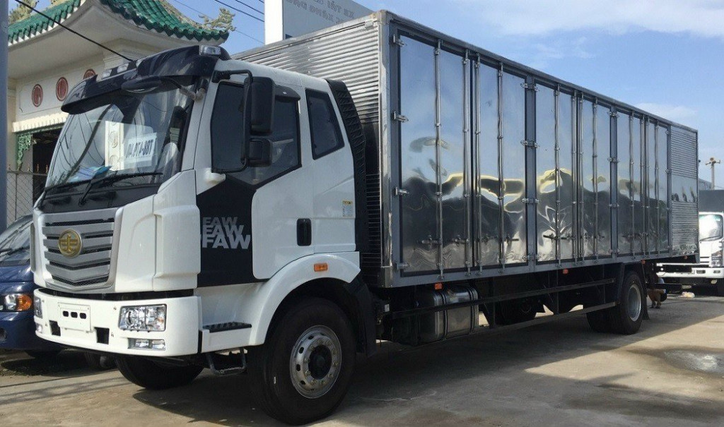 Xe tải faw 8 tấn thùng dài 9m7 | giá xe tải faw 8 tấn thùng kín