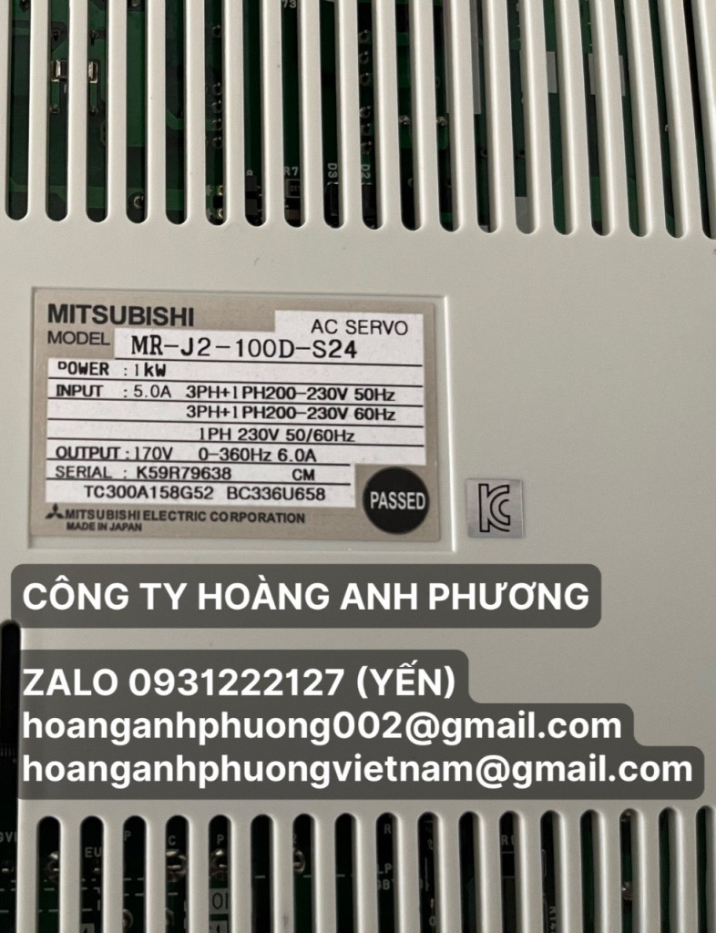 MR-J2-100D-S24 Mitsubishi nhập khẩu giá tốt, new 100%