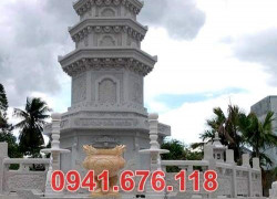 Tháp tro cốt bằng đá bán đồng tháp – bảo tháp sư để thờ