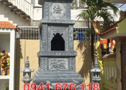 9327 Tháp tro cốt đá bán bạc liêu – bảo tháp sư để thờ