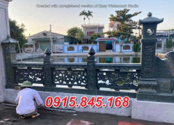 Mẫu lan can đá khối cao cấp đẹp Bạc Liêu