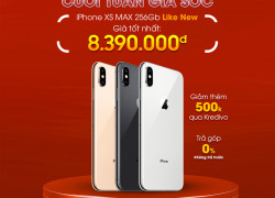 Giảm giá iPhone XS Max 256Gb tại Tablet Plaza chỉ còn 8 triệu