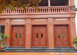 Cửa thép vân gỗ tại Đồng Nai – Mẫu cửa chính , cửa sổ